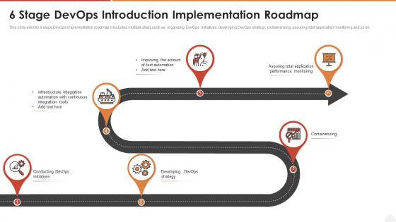 6 stage devops introduction implementation roadmap