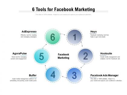 6 tools for facebook marketing