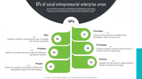 6ps Of Social Entrepreneurial Enterprise Areas Step By Step Guide For Social Enterprise