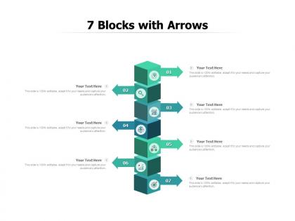 7 blocks with arrows