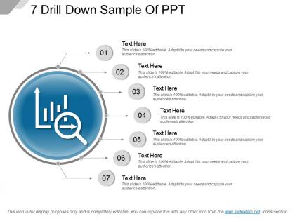 7 drill down sample of ppt