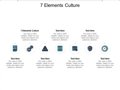 7 elements culture ppt powerpoint presentation ideas format ideas cpb