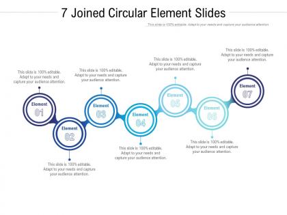 7 joined circular element slides