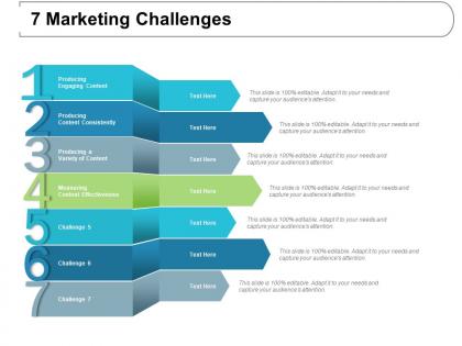 7 marketing challenges