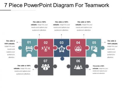 7 piece powerpoint diagram for teamwork ppt images gallery