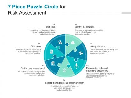 7 piece puzzle circle for risk assessment