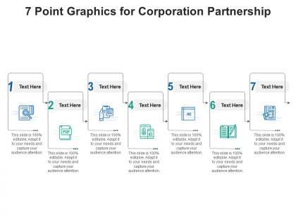 7 point graphics for corporation partnership infographic template