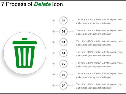 7 process of delete icon