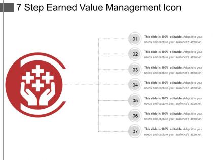 7 step earned value management icon