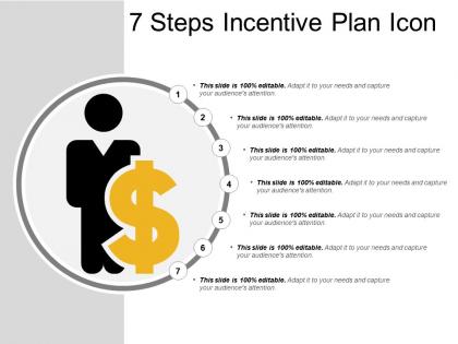 7 steps incentive plan icon