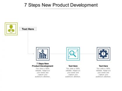 7 steps new product development ppt powerpoint presentation professional example cpb