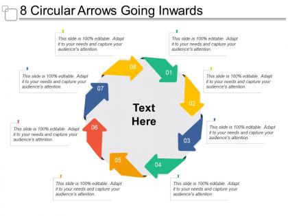 8 circular arrows going inwards