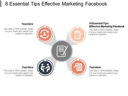 8 essential tips effective marketing facebook ppt powerpoint presentation professional graphics cpb
