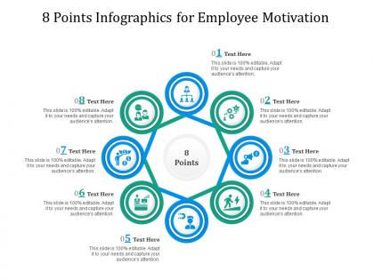 8 points for employee motivation infographic template