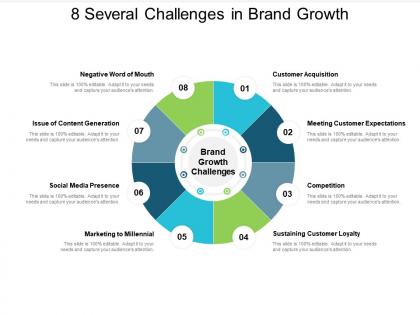 8 several challenges in brand growth