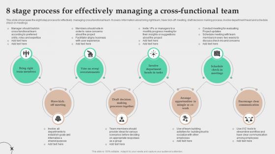 8 Stage Process For Effectively Managing A Cross-Functional Team