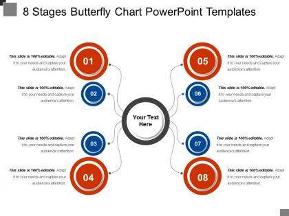 8 stages butterfly chart powerpoint templates