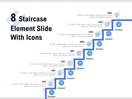 8 staircase element slide with icons