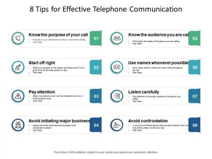 8 tips for effective telephone communication