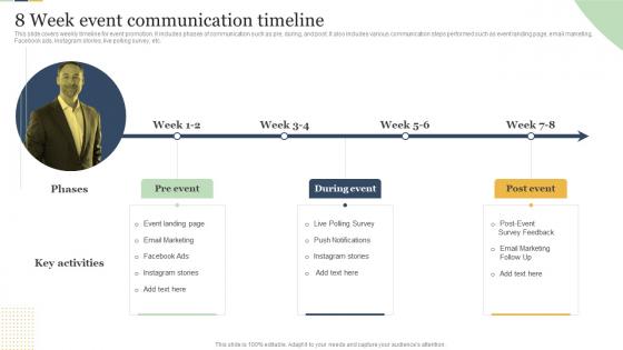 8 Week Event Communication Timeline Enterprise Event Communication Guide