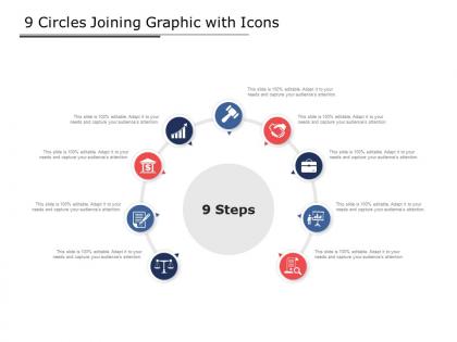 9 circles joining graphic with icons
