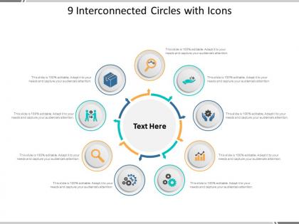 9 interconnected circles with icons