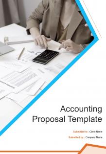 A4 accounting proposal template