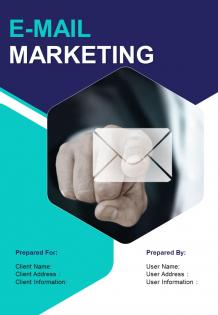 A4 e mail marketing proposal template