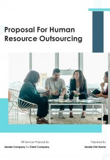 A4 for human resource outsourcing proposal template