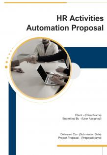 A4 hr activities automation proposal template