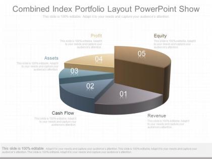 A combined index portfolio layout powerpoint show