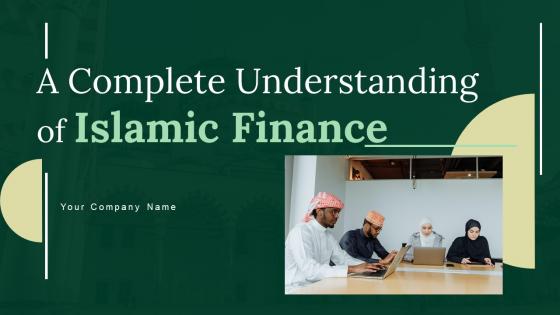 A Complete Understanding Of Islamic Finance Powerpoint Presentation Slides Fin CD V