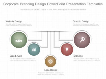 A corporate branding design powerpoint presentation templates