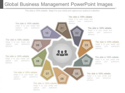 A global business management powerpoint images