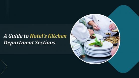 A Guide To Hotel Kitchen Department Sections Training Ppt