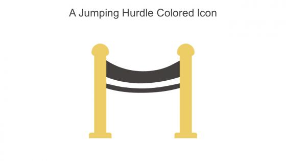 A Jumping Hurdle Colored Icon In Powerpoint Pptx Png And Editable Eps Format