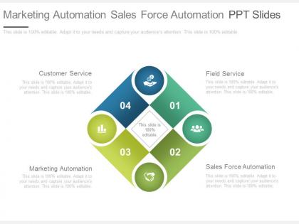 A marketing automation sales force automation ppt slides