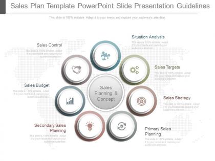 A sales plan template powerpoint slide presentation guidelines