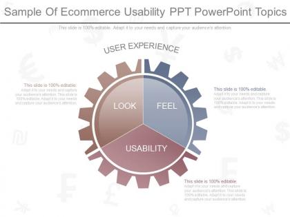 A sample of ecommerce usability ppt powerpoint topics