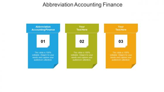 Abbreviation accounting finance ppt powerpoint presentation model design templates cpb