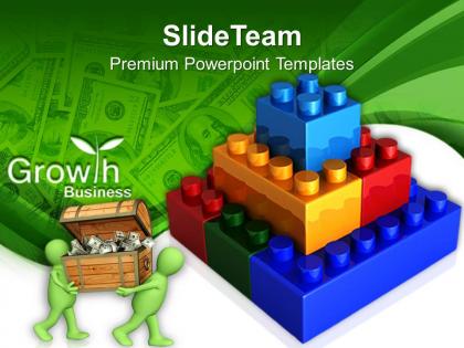 Abc building blocks powerpoint templates lego construction growth business ppt layouts