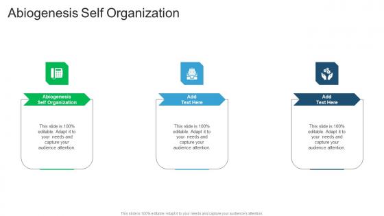 Abiogenesis Self Organization In Powerpoint And Google Slides Cpb