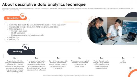 About Descriptive Data Analytics Technique Iot Data Analytics