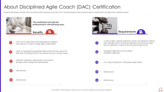 About disciplined agile coach dac certification agile certified practitioner pmi it