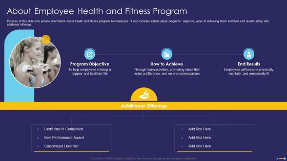 About Employee Health And Fitness Program Workplace Fitness Culture Playbook
