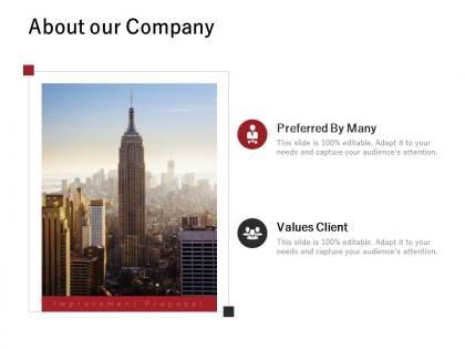 About our company values client j222 ppt powerpoint presentation file files