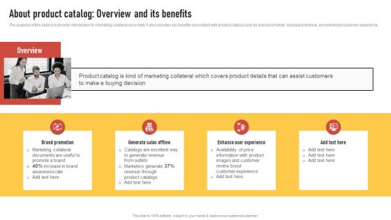 About Product Catalog Overview And Its Benefits Introduction To Direct Marketing Strategies MKT SS V