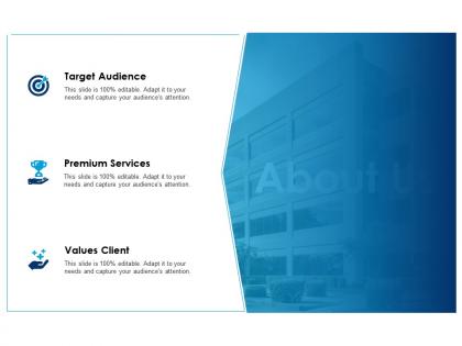 About us and values client f32 ppt powerpoint presentation infographic template