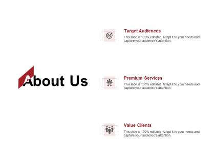 About us management i467 ppt powerpoint presentation visual aids icon