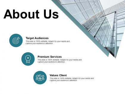 About us premium services b115 ppt powerpoint presentation diagram ppt